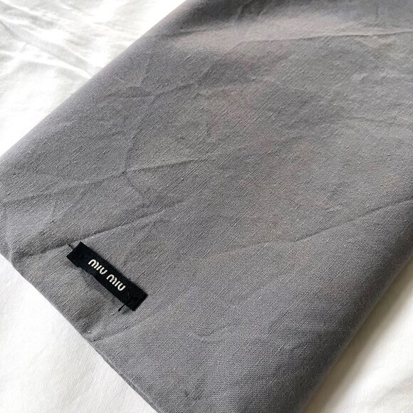 Miu Miu Brown Suede Bow Satchel Bag - Picture 8 of 8